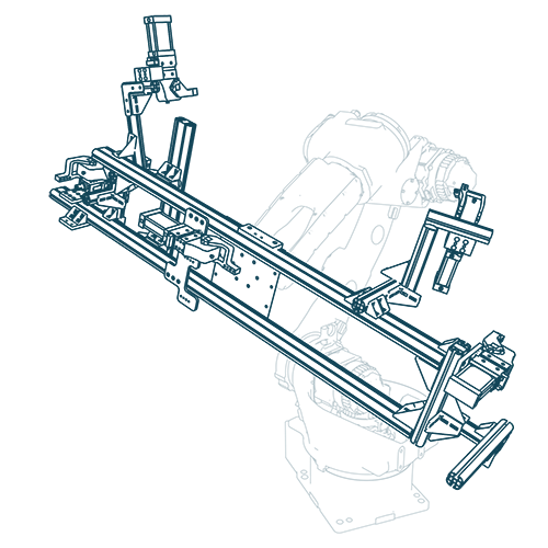 Carbon fiber profiles and torque reaction arms