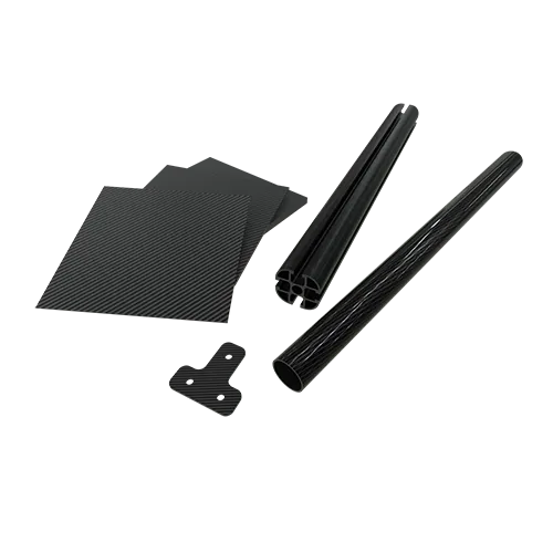 Carbon fiber profiles and torque reaction arms