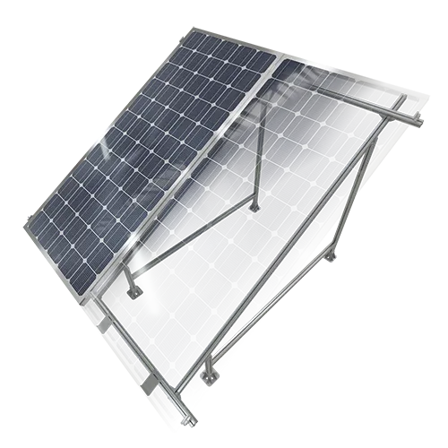 Support structures for solar panels